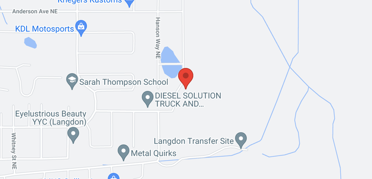 map of 6 Hanson Drive NE